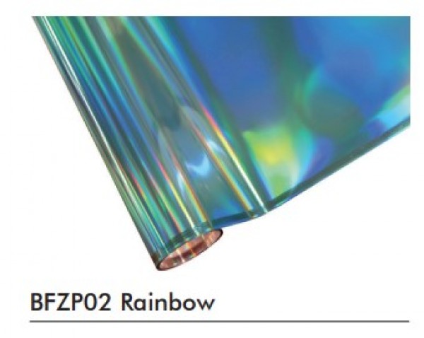 FOREVER Hot Stamping Foil BFZP02 Holo Rainb.(Truquoise met) 30cm x 12m