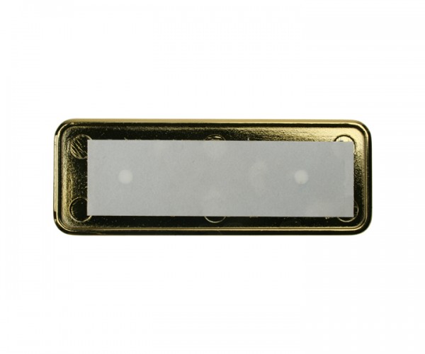 Nosač bedža ili pločice za vrata 80,5x30 mm - Zlatne boje