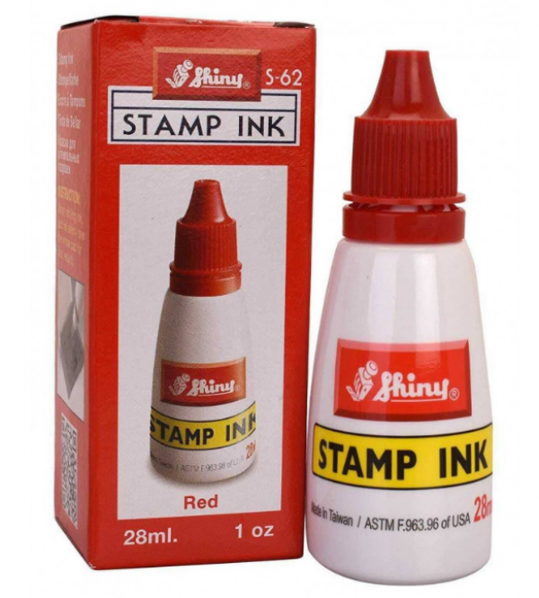 SHINY STAMP INK -  CRVENO 28 ml.