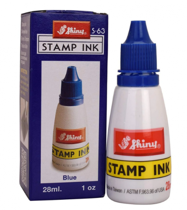 SHINY STAMP INK -  PLAVO 28 ml.