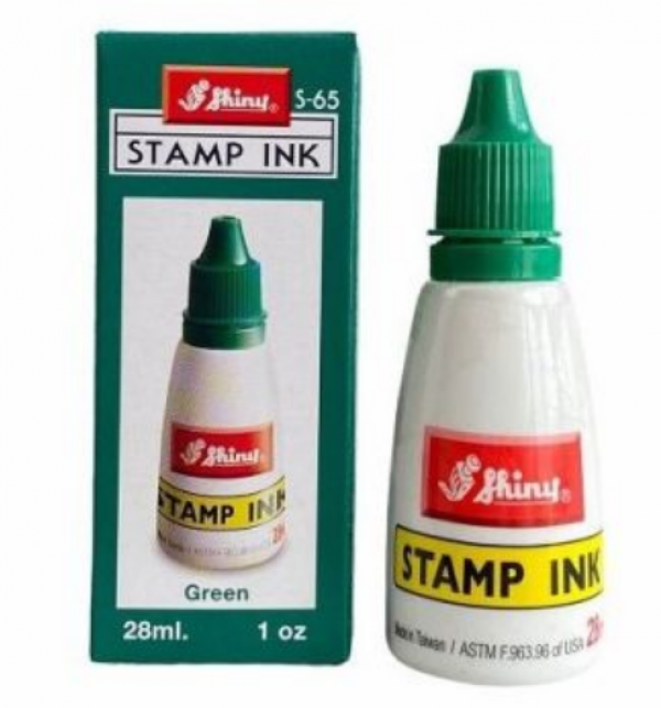 SHINY STAMP INK -  ZELENO 28 ml.