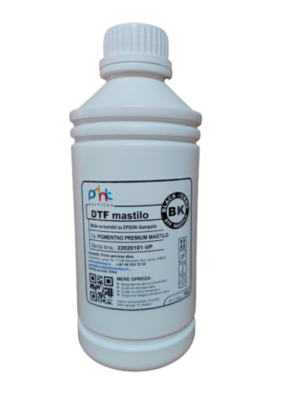 DTF MASTILO 500G - BLACK