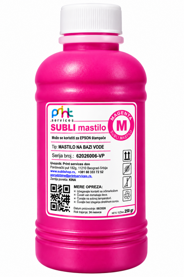 Subli mastilo - MAGENTA - 250 ml
