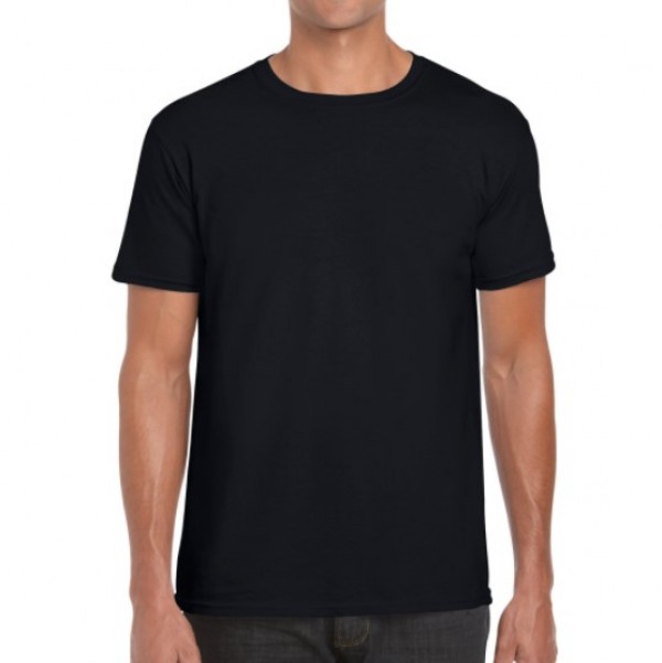 Gildan Softstyle, muška majica, crna, XL